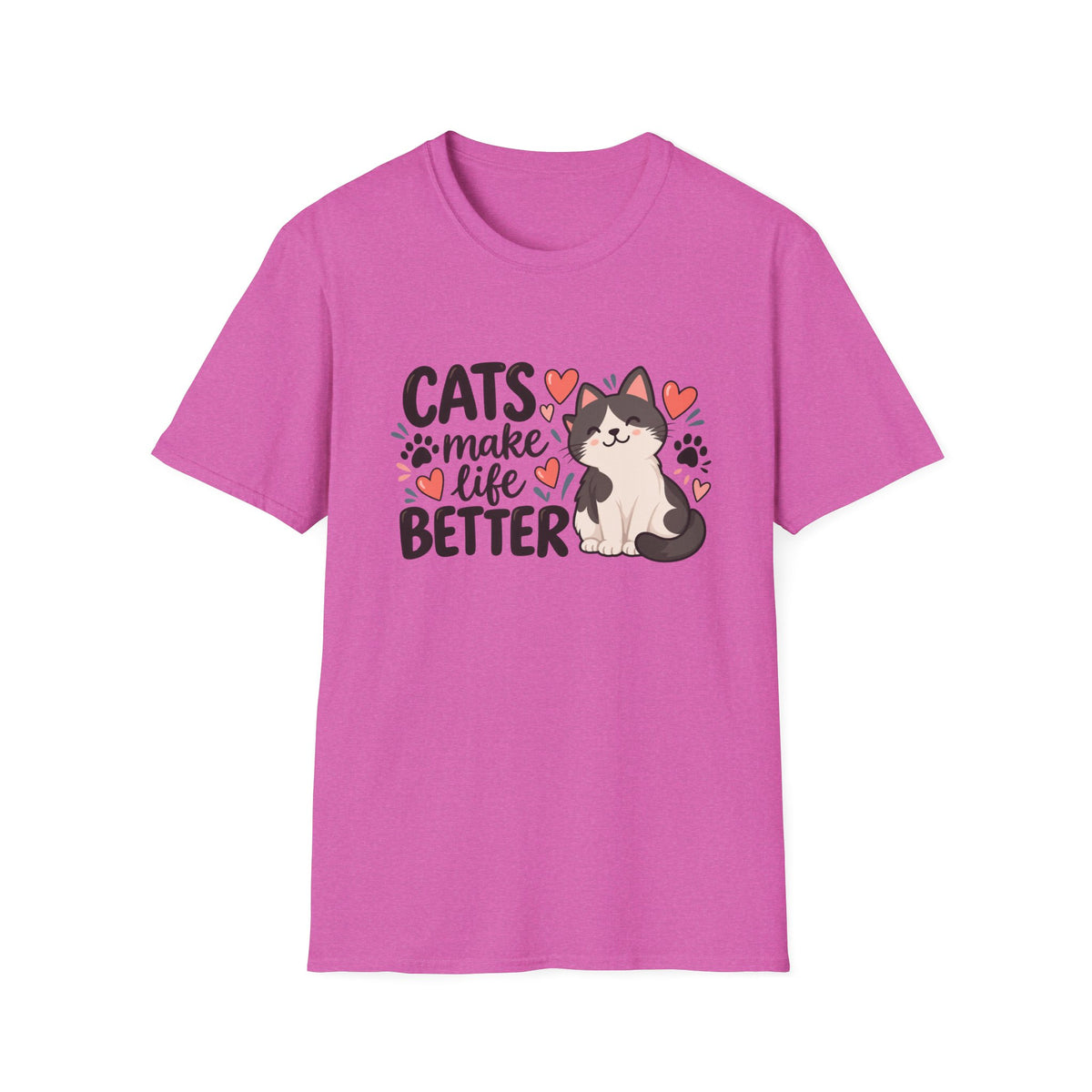 Cats Make Life Better T-Shirt