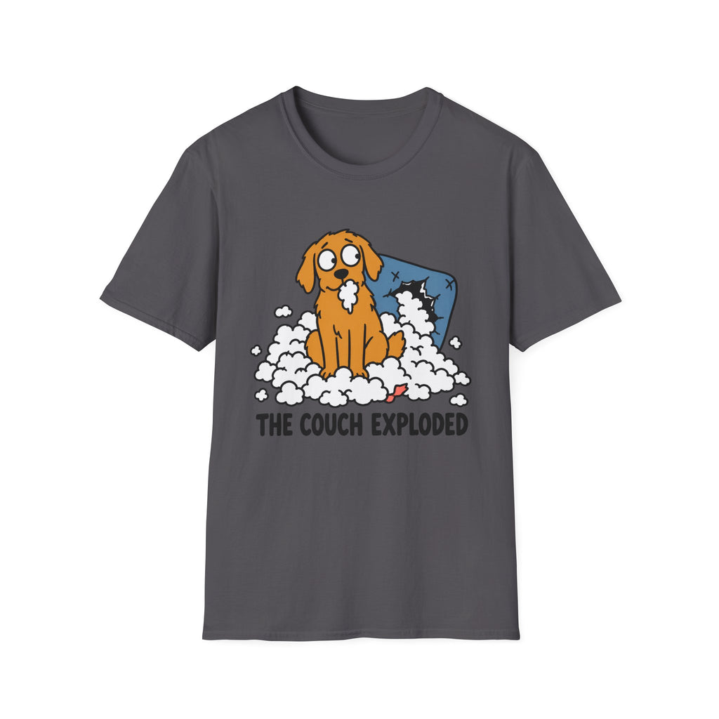 The Couch Exploded Dog T-Shirt
