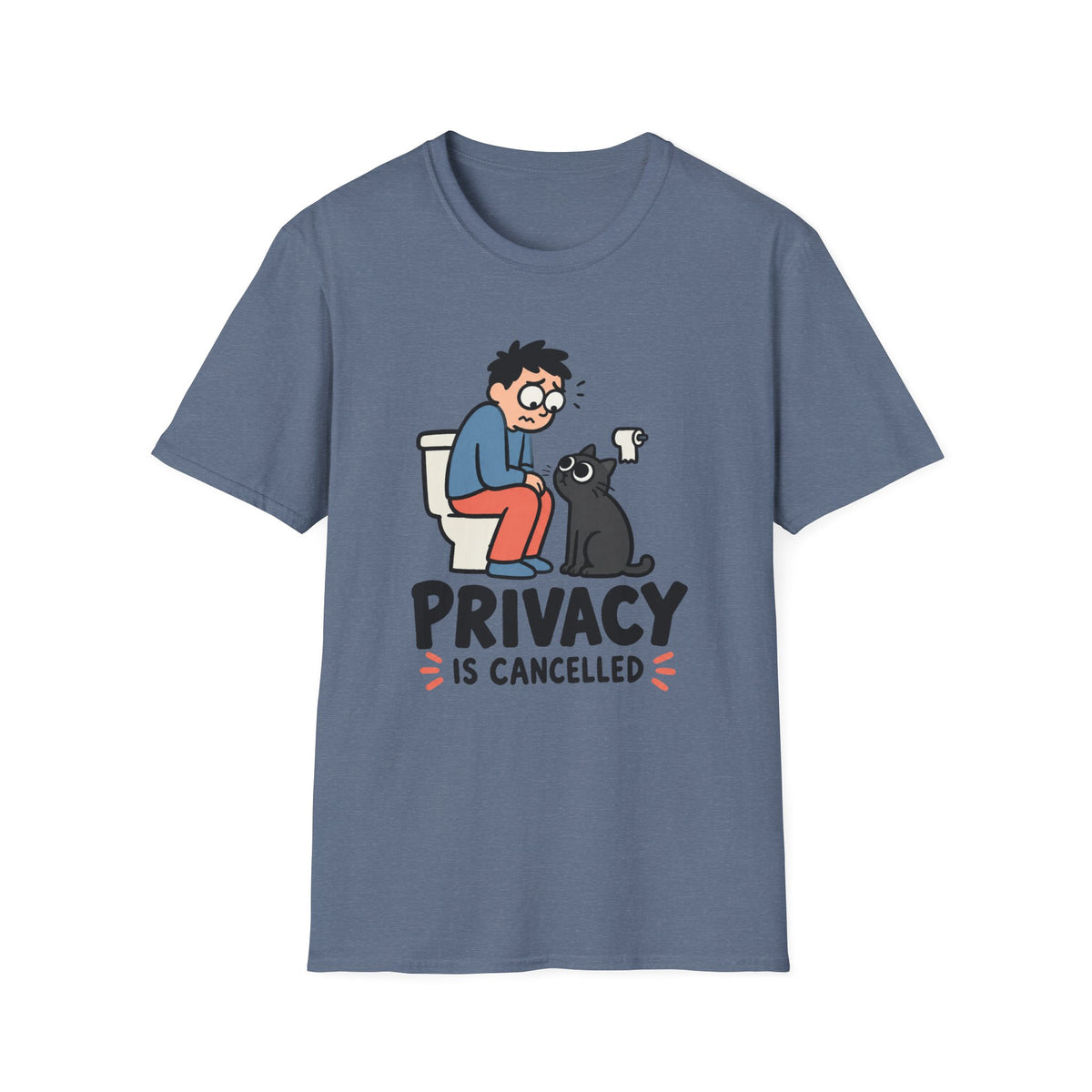 Privacy Is Cancelled Cat T-Shirt