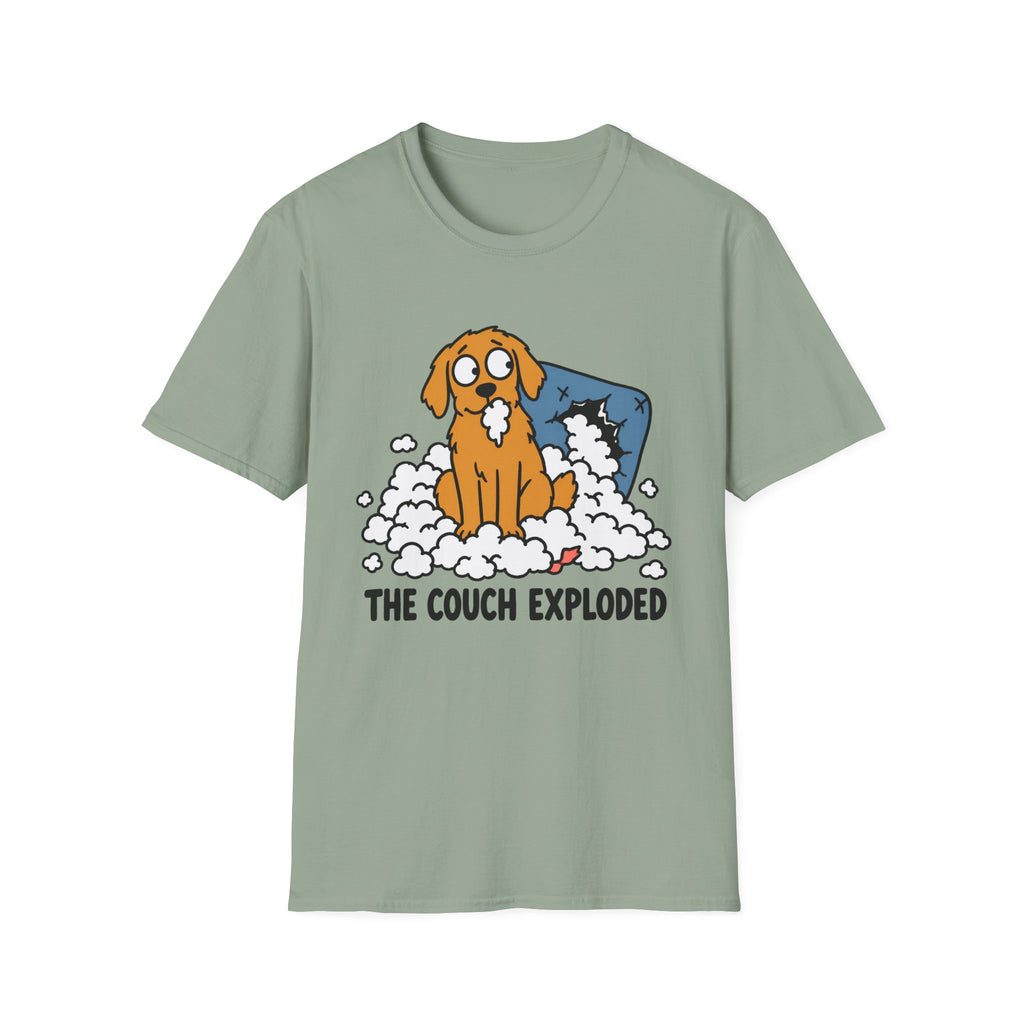 The Couch Exploded Dog T-Shirt