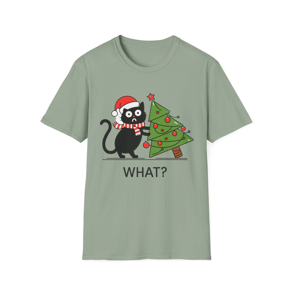 What? Christmas Cat T-Shirt