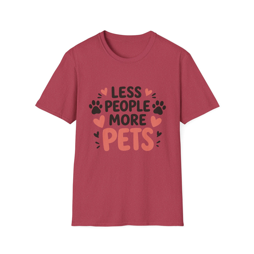 Less People More Pets T-Shirt