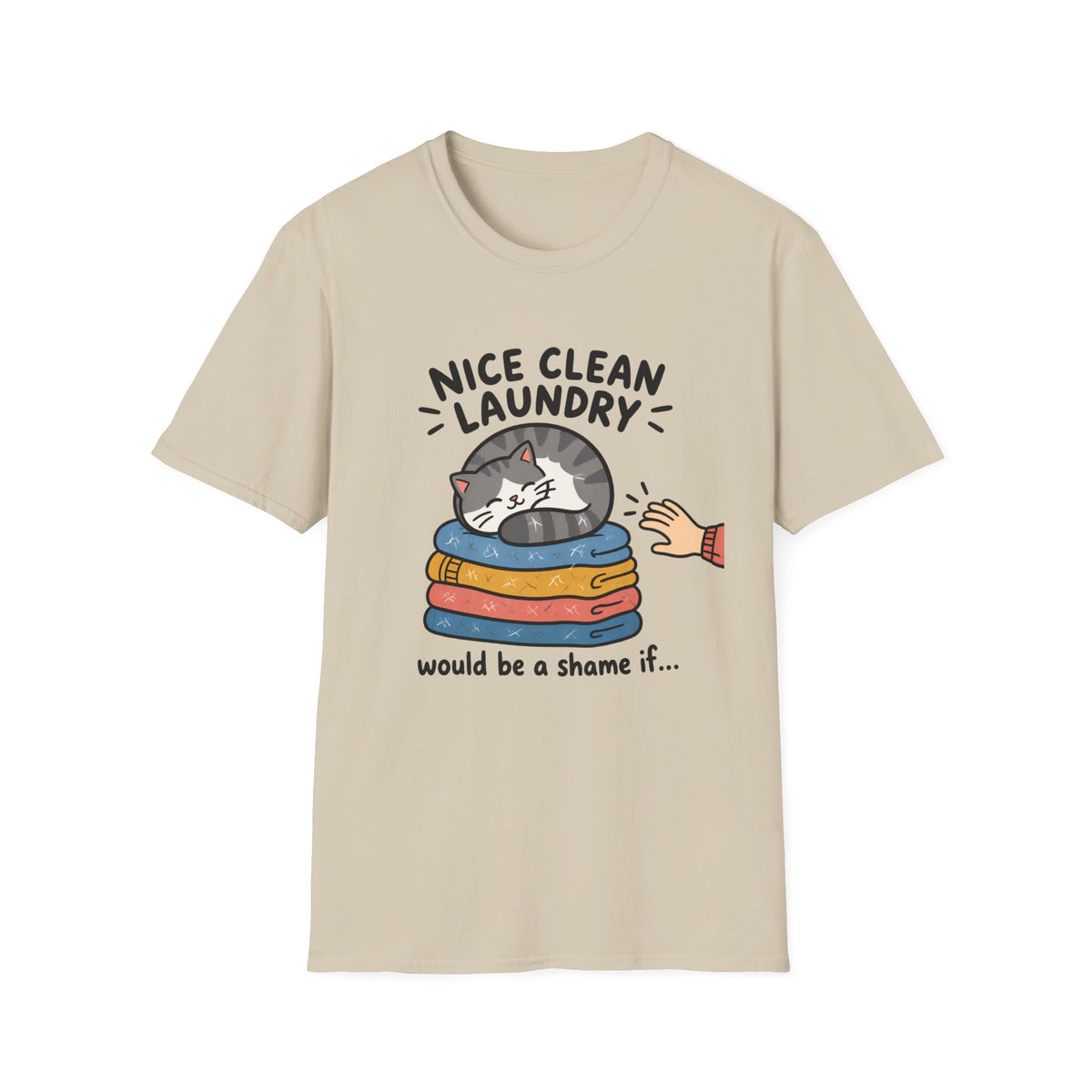 Nice Clean Laundry Cat T-Shirt