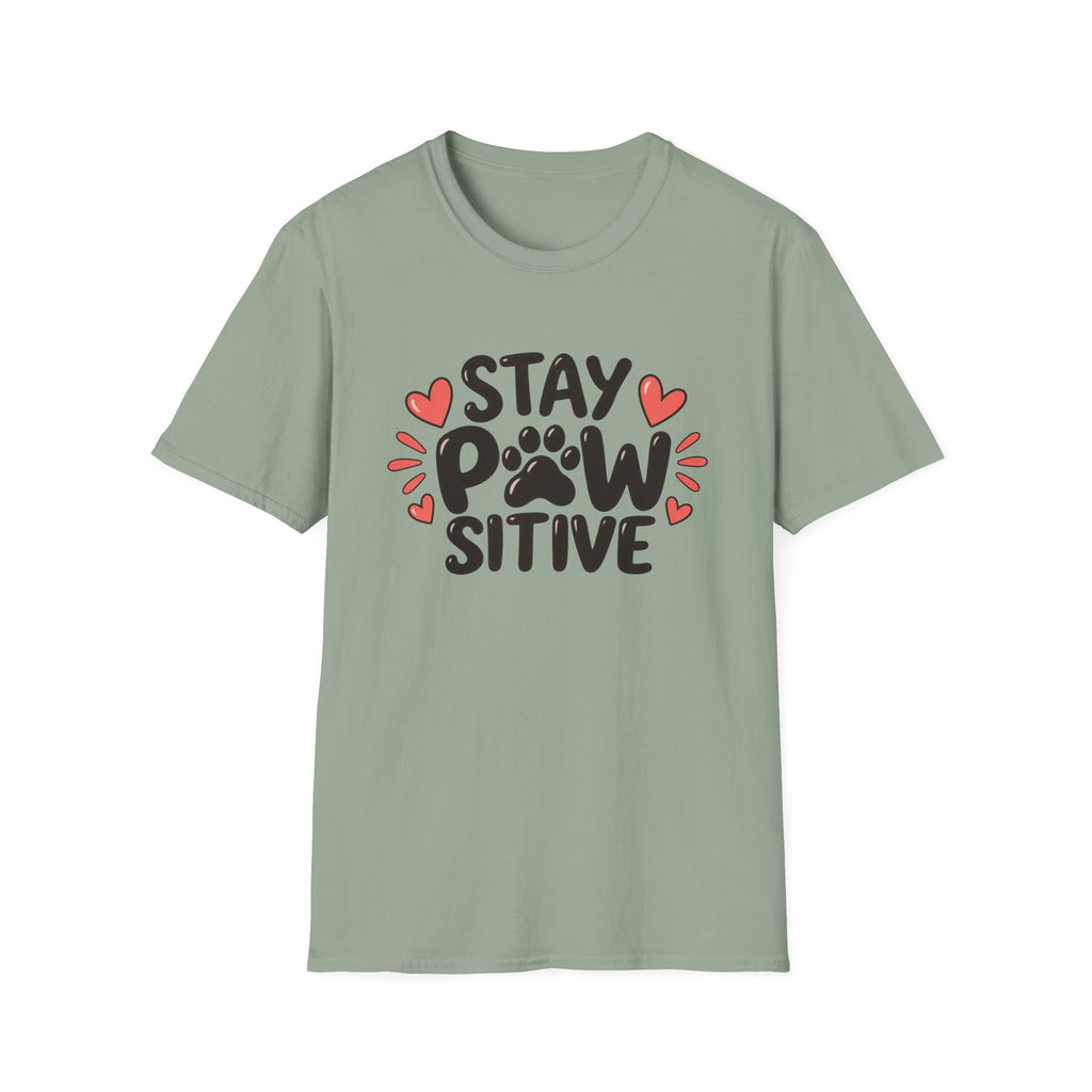 Stay Paw-sitive Dog T-Shirt