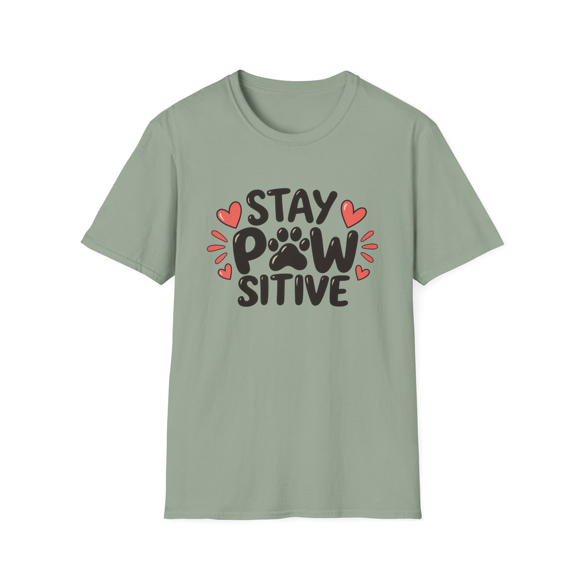 Stay Paw-sitive Dog T-Shirt