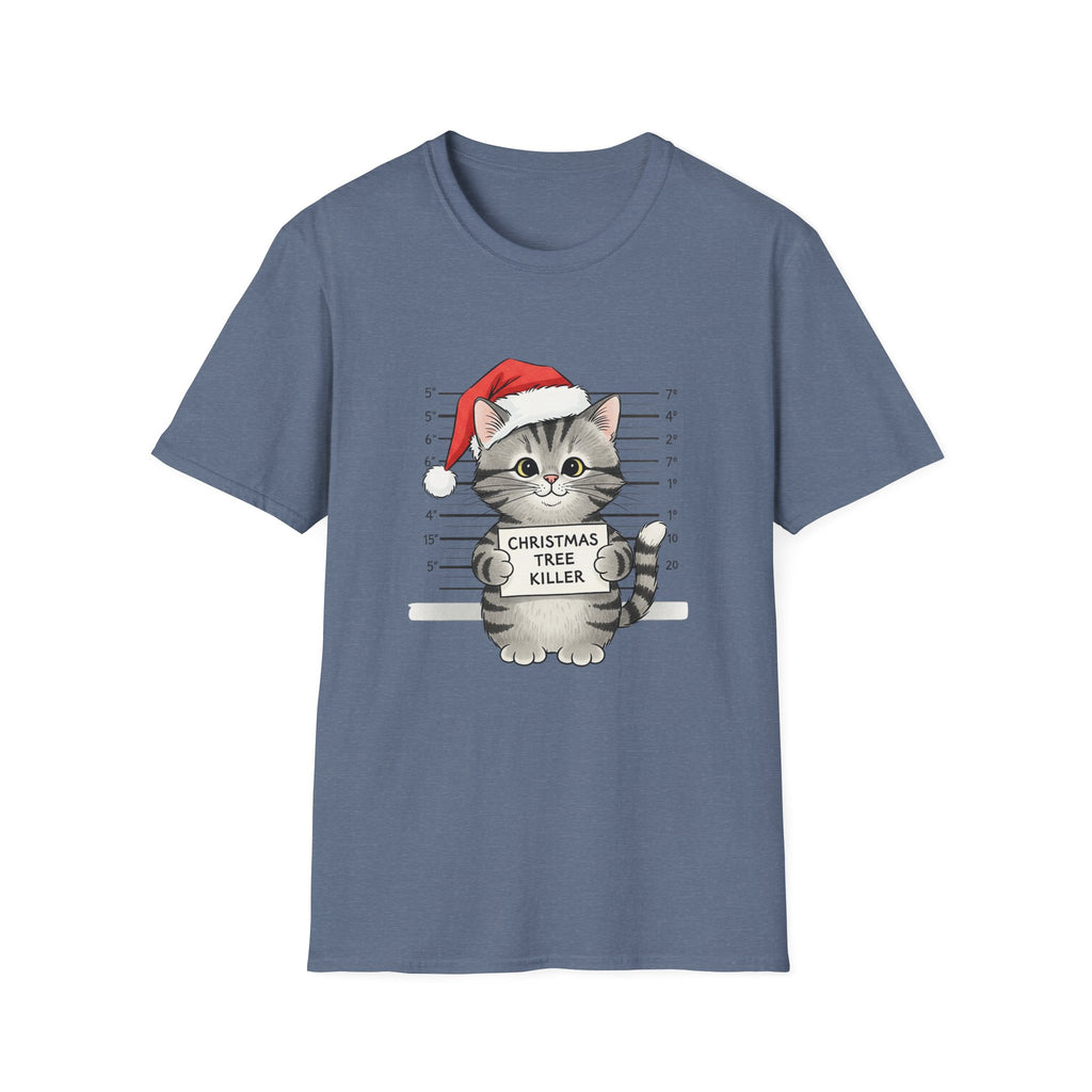 Christmas Tree Killer Cat T-Shirt
