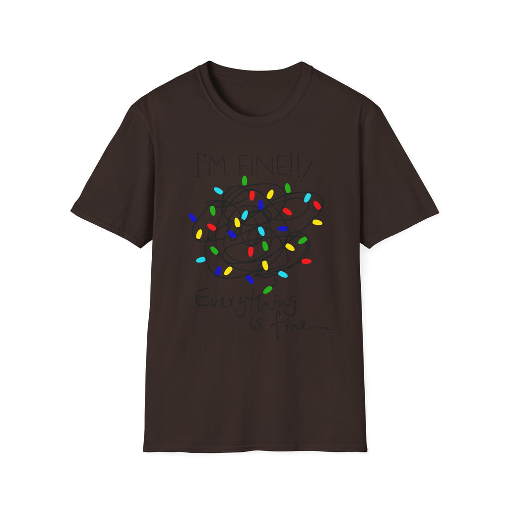 I’m Fine, Everything Is Fine – Funny Christmas T-Shirt