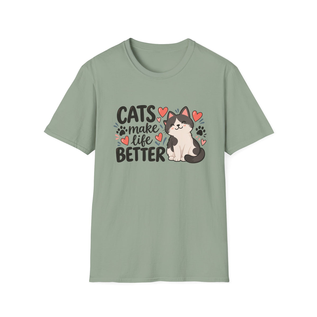 Cats Make Life Better T-Shirt