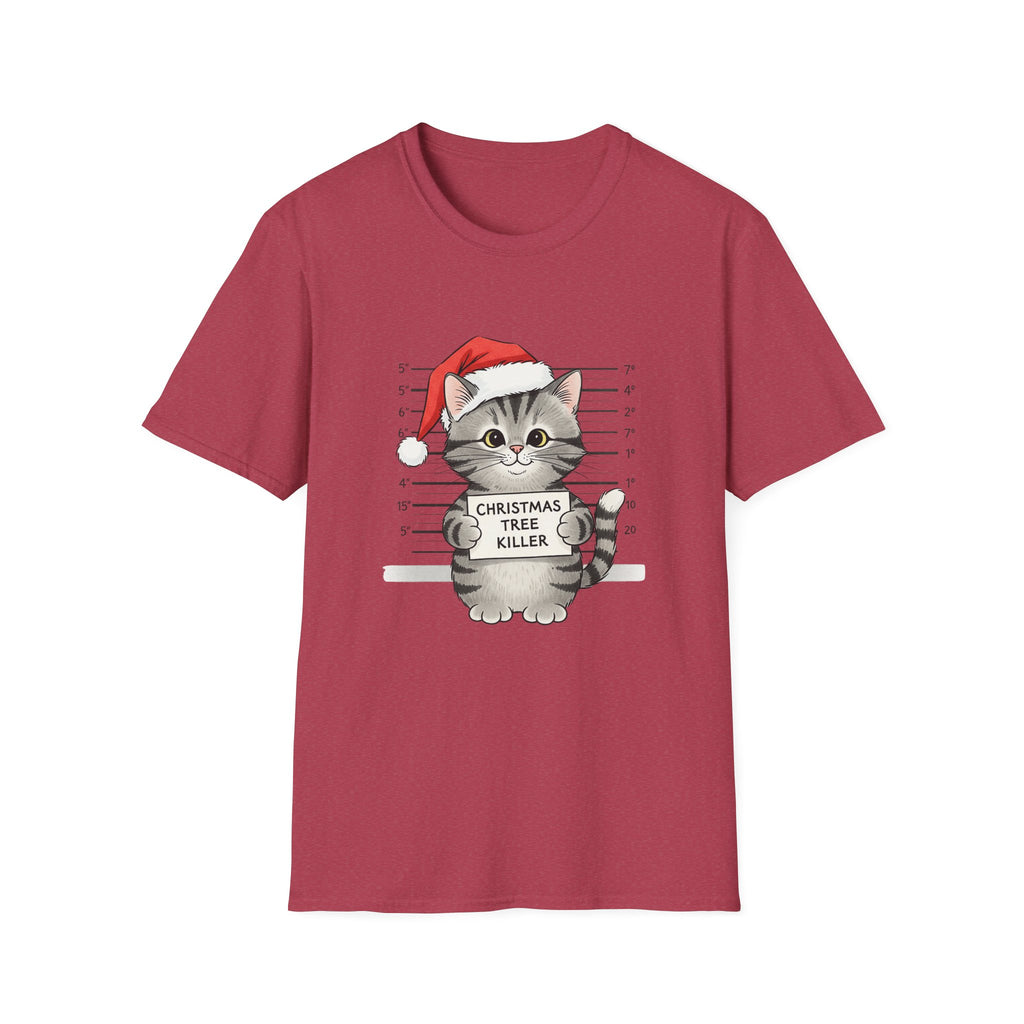 Christmas Tree Killer Cat T-Shirt
