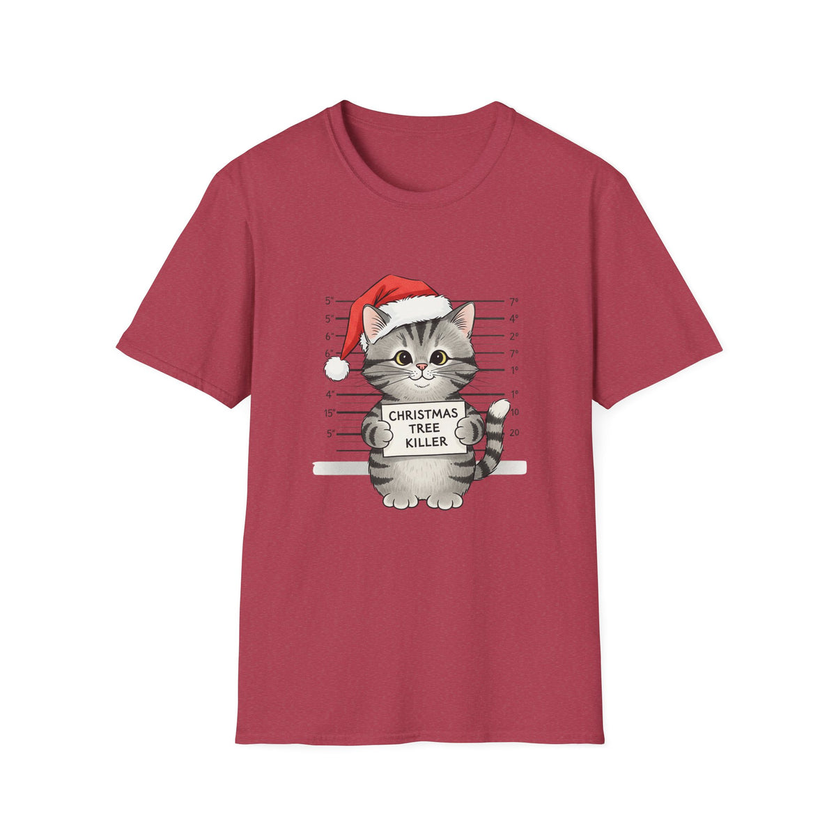 Christmas Tree Killer Cat T-Shirt