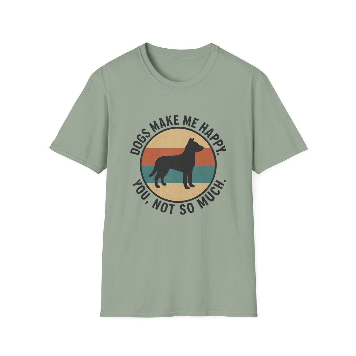 Dogs Make Me Happy T-Shirt