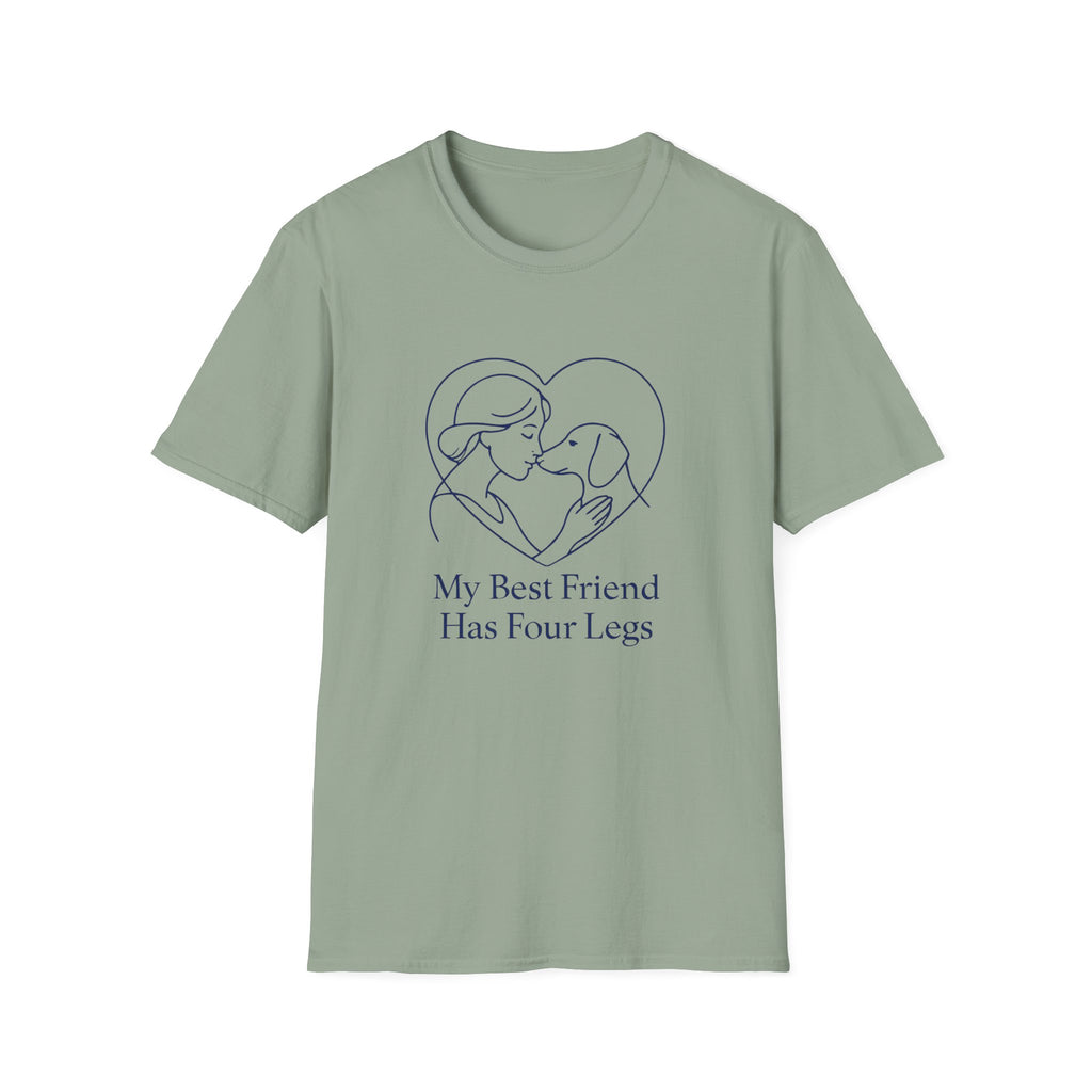 My Best Friend Has Four Legs – Dog Lover T-Shirt