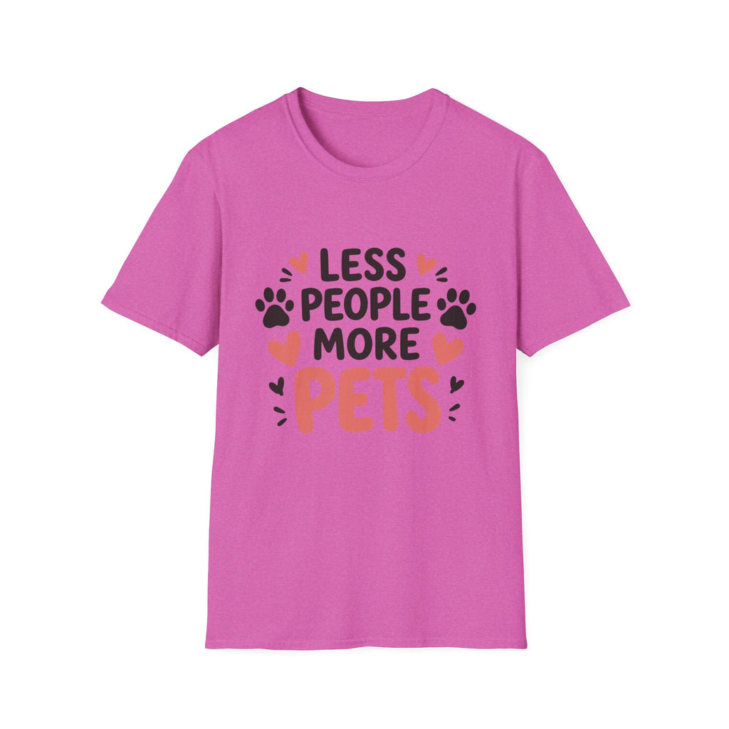 Less People More Pets T-Shirt