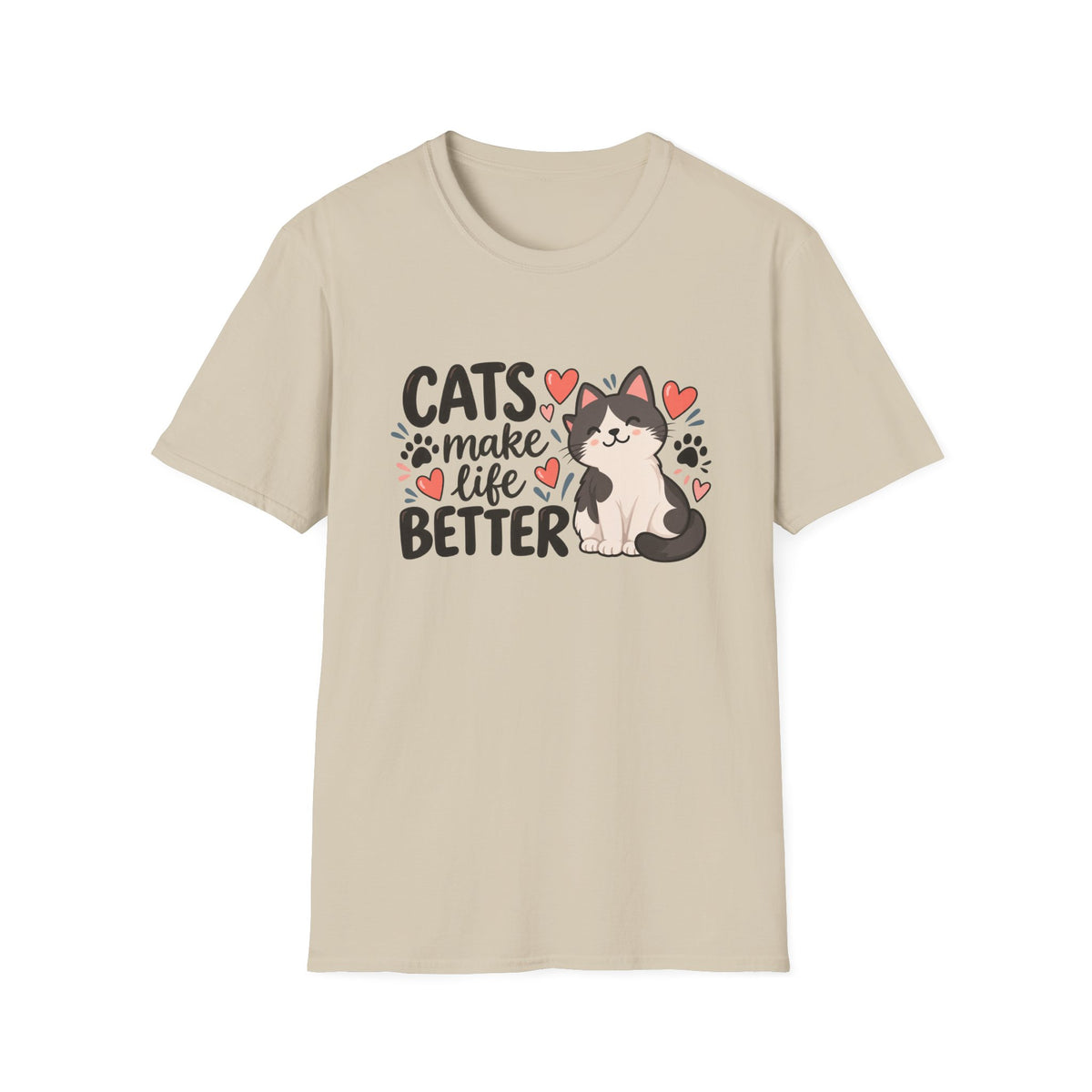 Cats Make Life Better T-Shirt