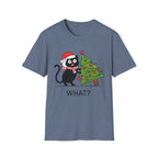 What? – Funny Christmas Cat T-Shirt