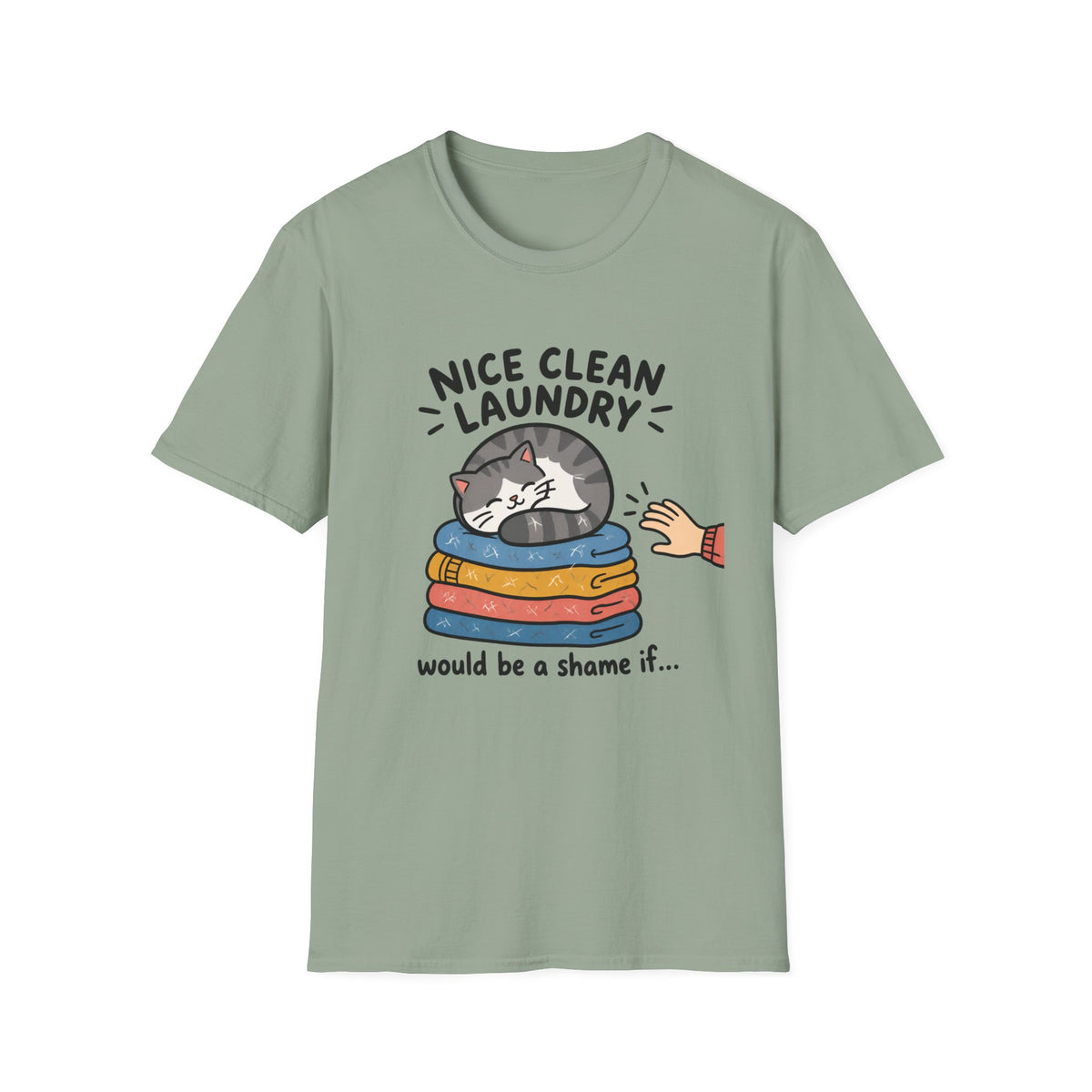 Nice Clean Laundry Cat T-Shirt