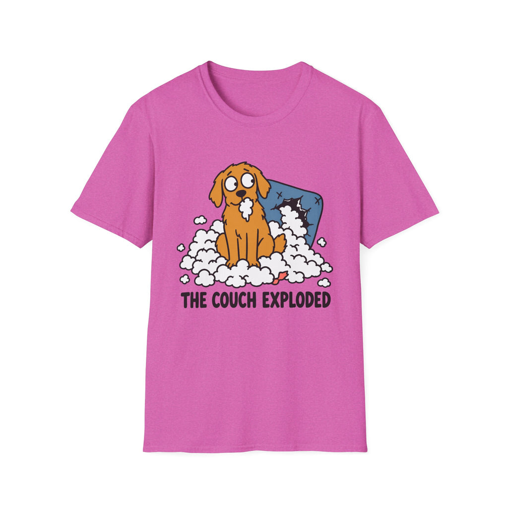 The Couch Exploded Dog T-Shirt