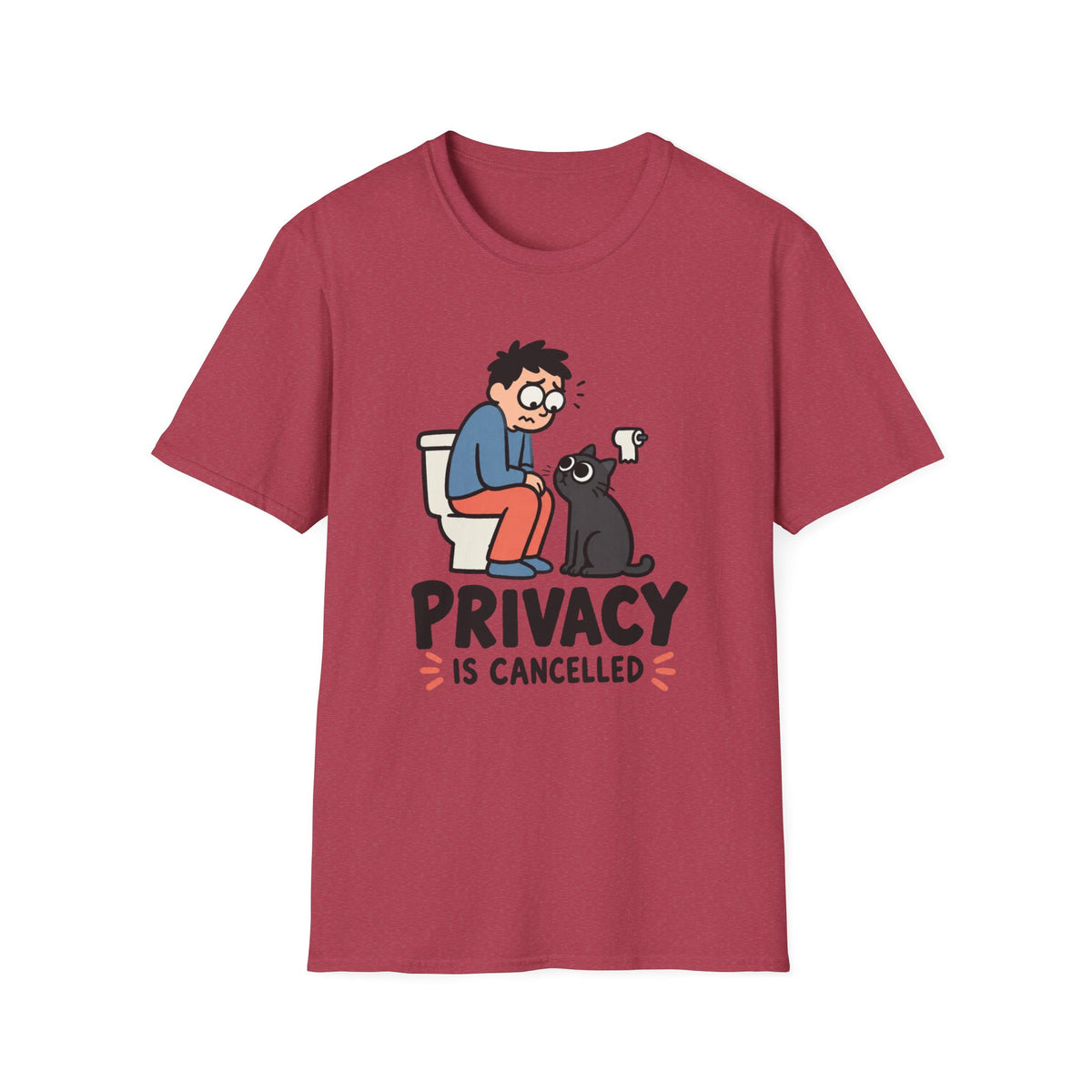 Privacy Is Cancelled Cat T-Shirt