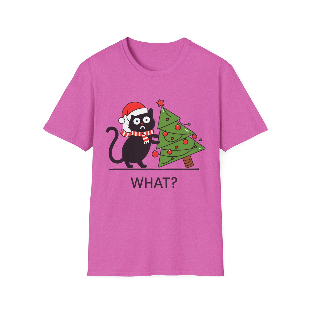 What? Christmas Cat T-Shirt