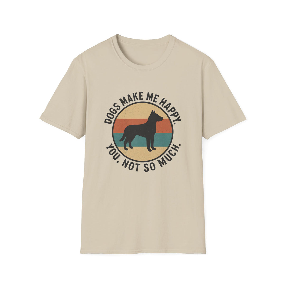 Dogs Make Me Happy T-Shirt