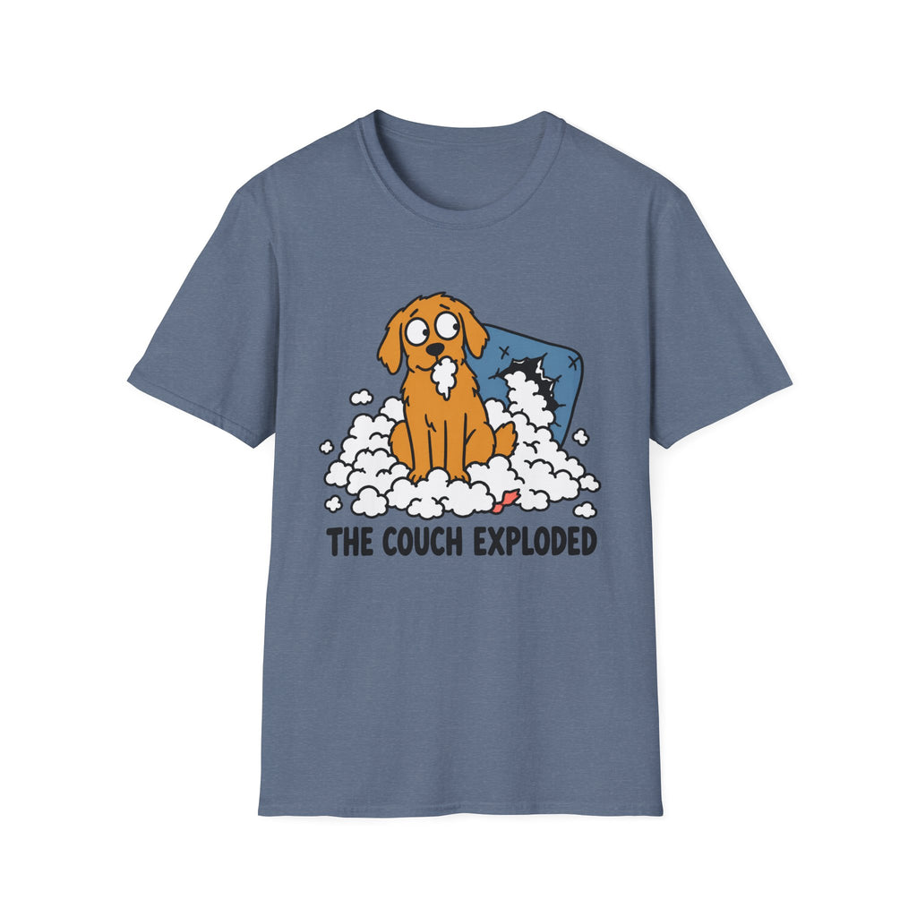 The Couch Exploded Dog T-Shirt