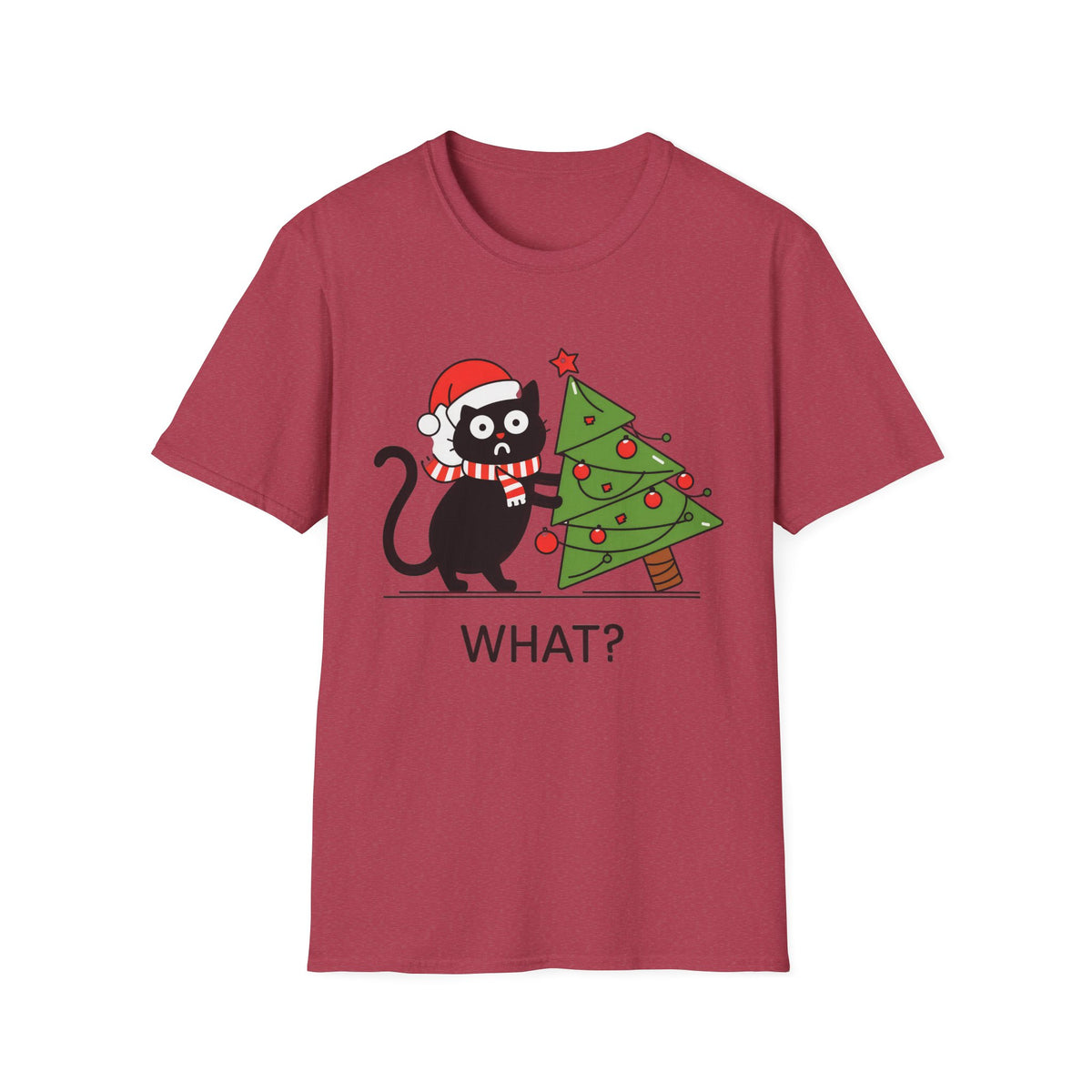 What? Christmas Cat T-Shirt