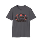 Home Is Filled With Paw Prints – Cat & Dog T-Shirt