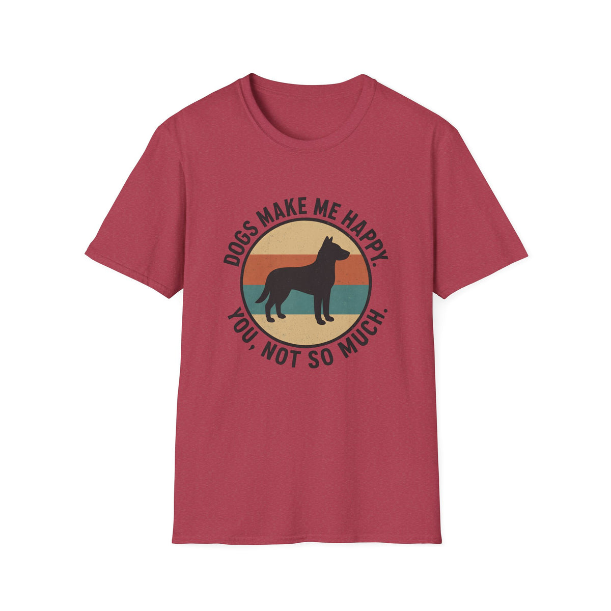 Dogs Make Me Happy T-Shirt