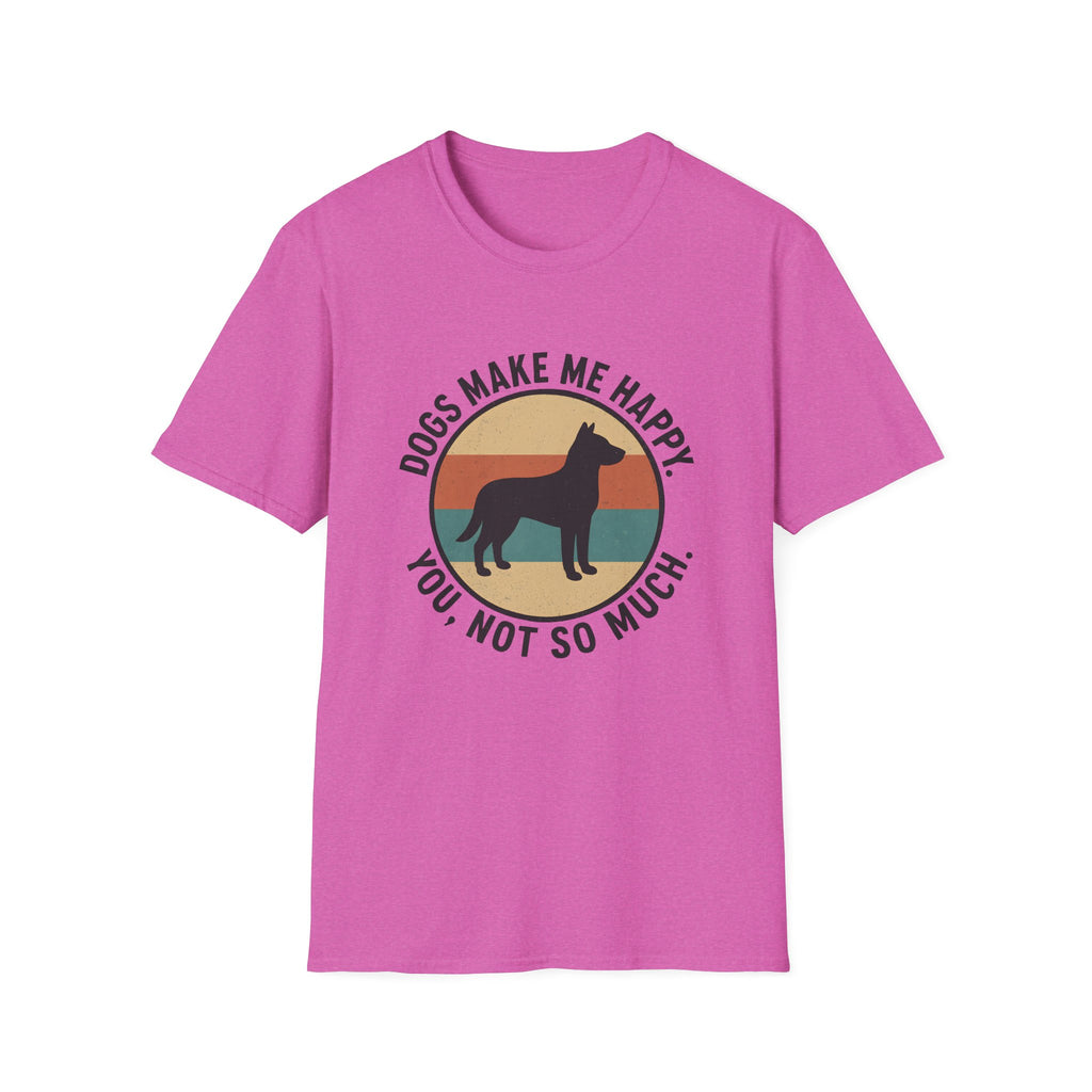 Dogs Make Me Happy T-Shirt
