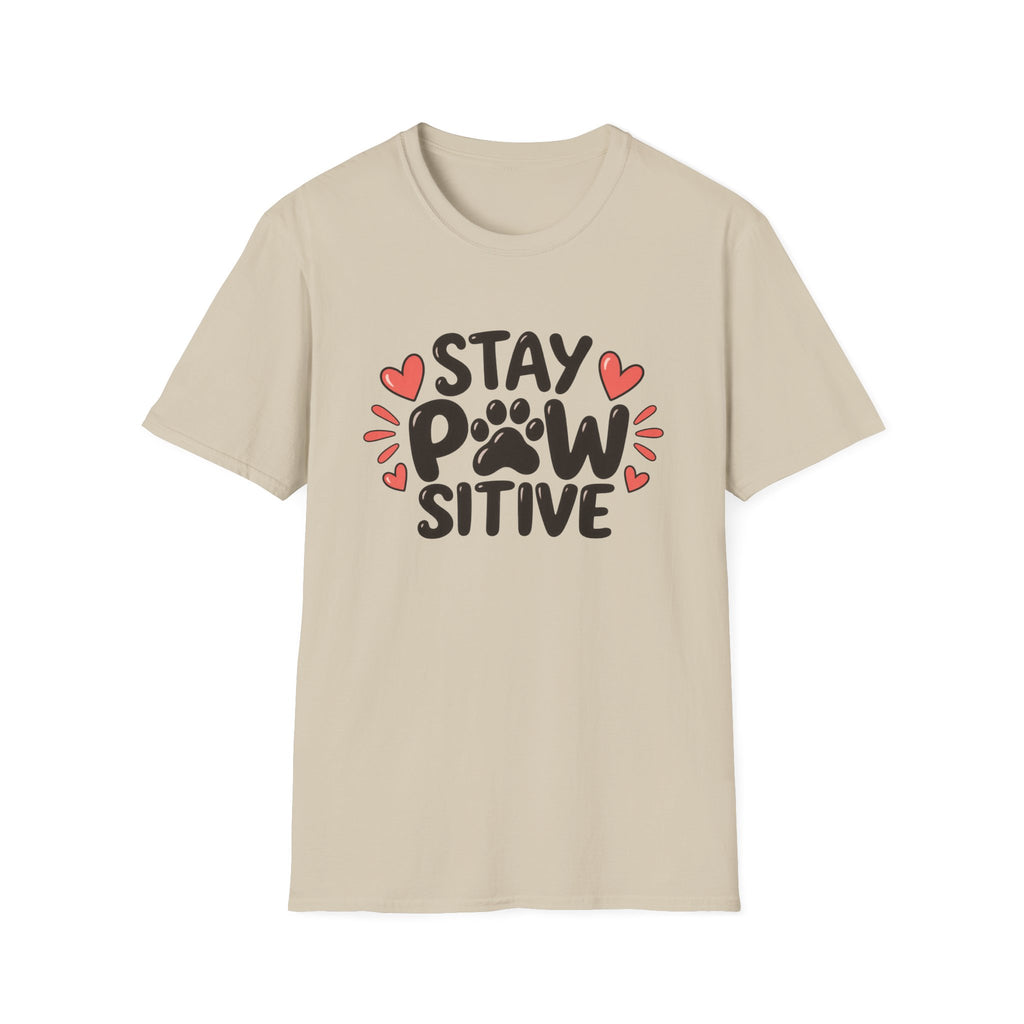 Stay Paw-sitive Dog T-Shirt