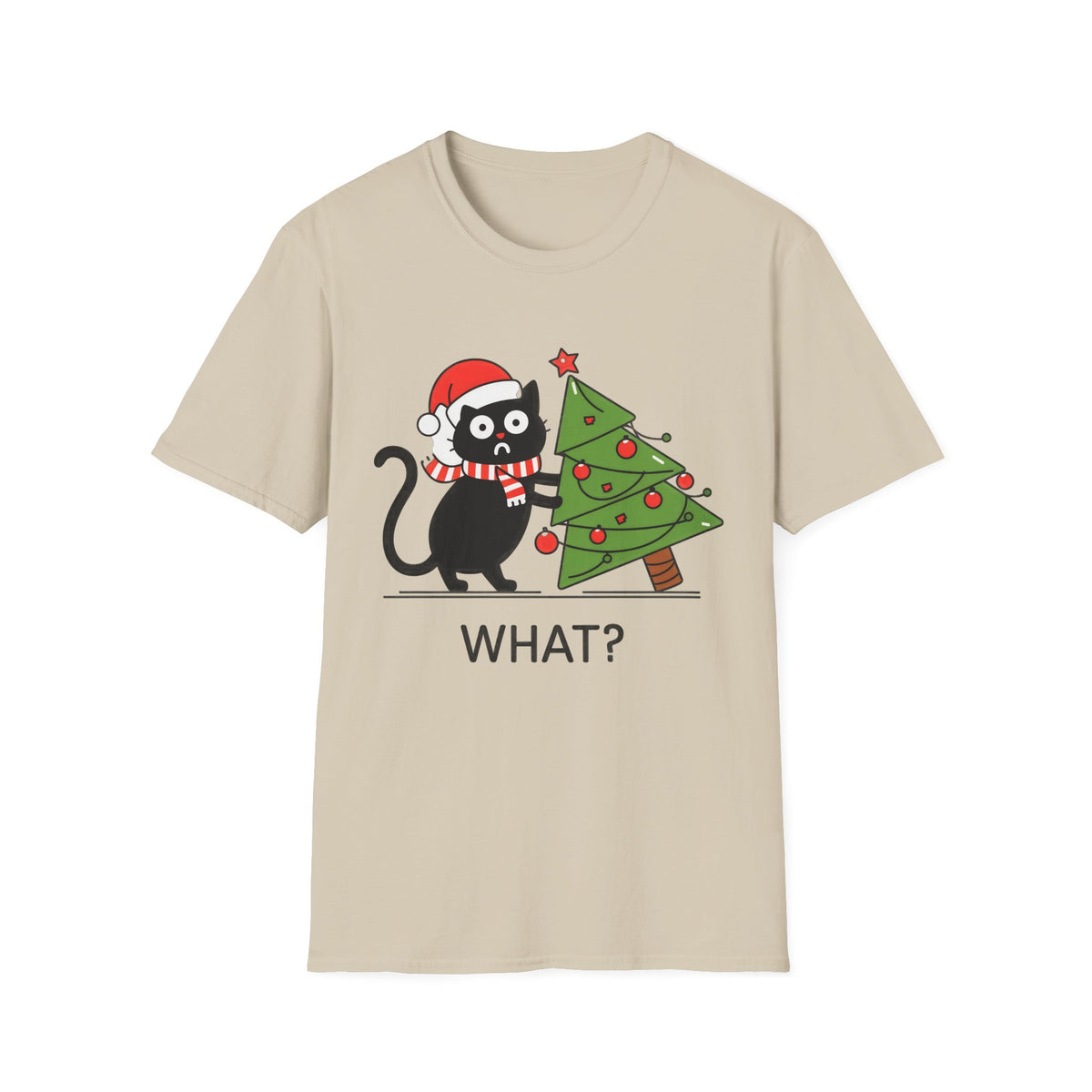 What? Christmas Cat T-Shirt