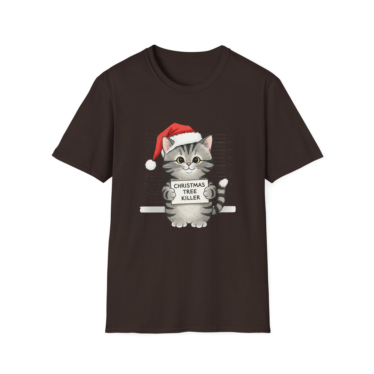 Christmas Tree Killer Cat T-Shirt