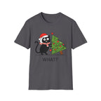What? – Funny Christmas Cat T-Shirt