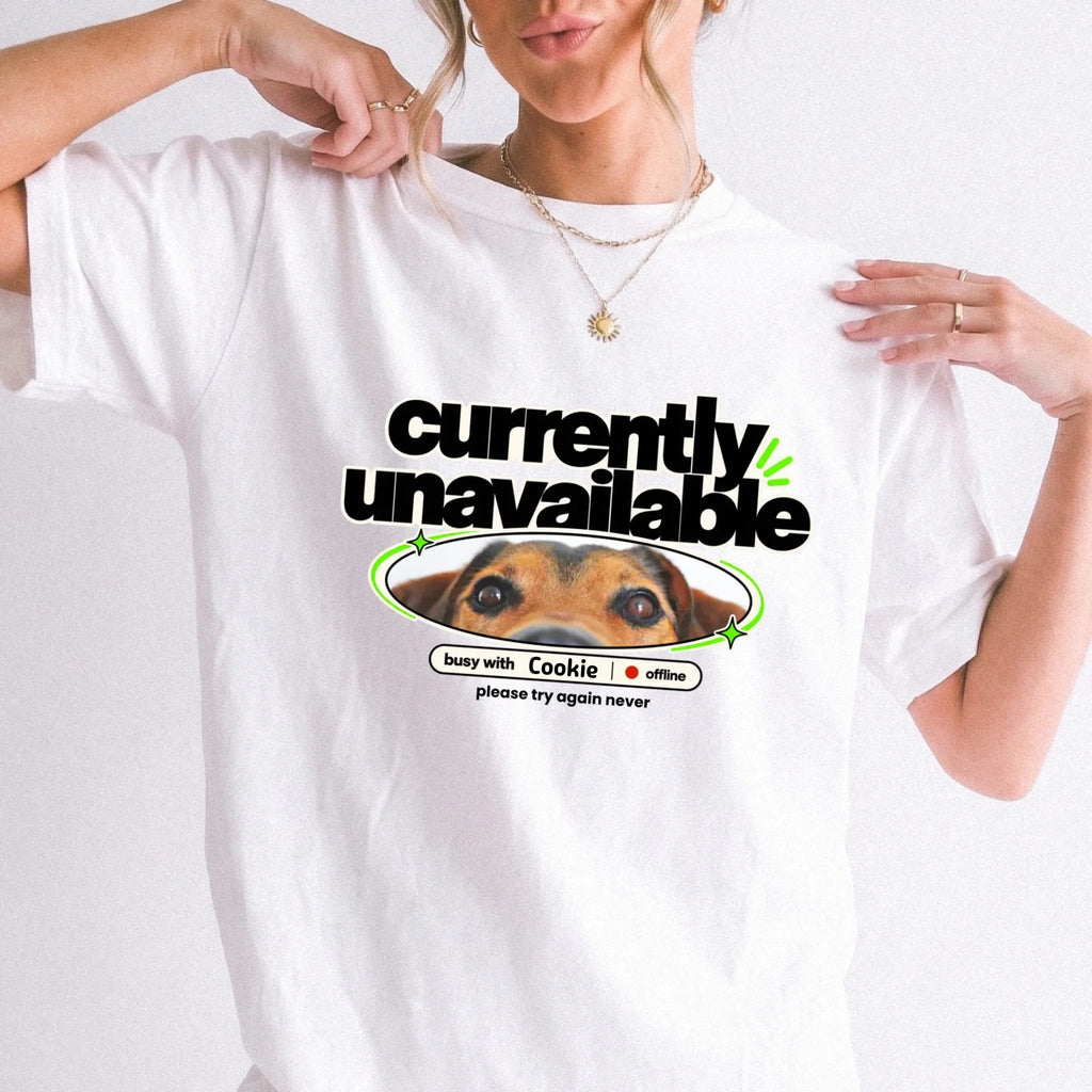 Currently Unavailable Personalized Pet Photo T-Shirt - MeshMesh Customs