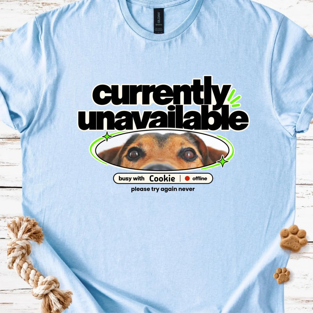 Currently Unavailable Personalized Pet Photo T-Shirt - MeshMesh Customs