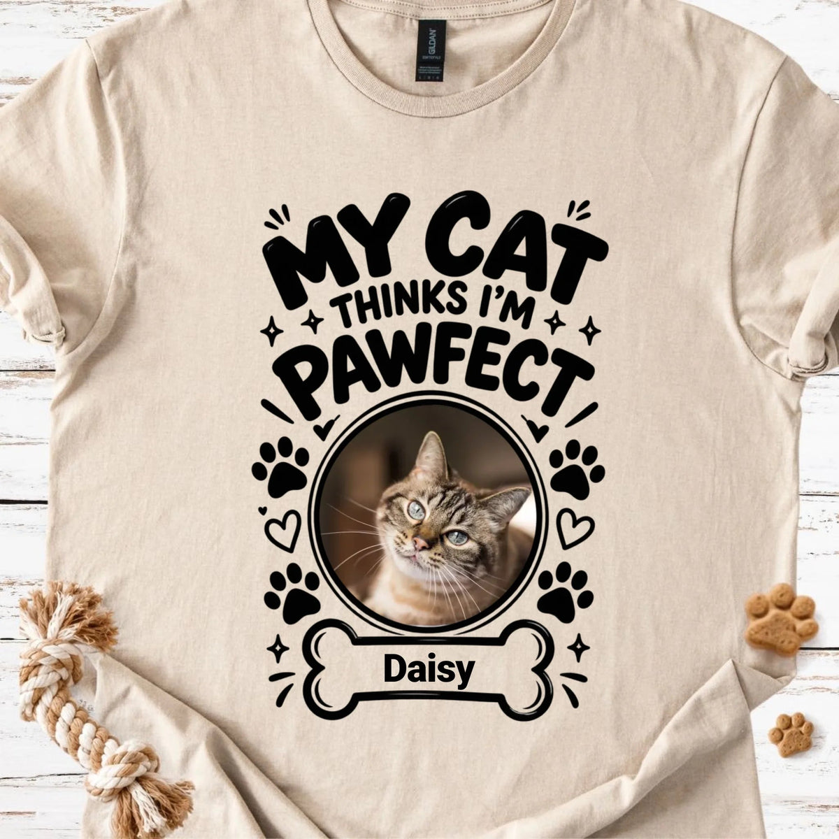 My cat thinks I am pawfect - MeshMesh Customs