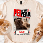 Pet of the Year Personalized Photo T-Shirt - MeshMesh Customs